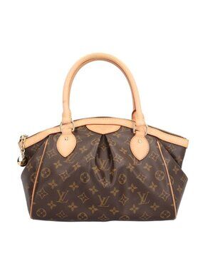 Louis Vuitton Tivoli PM Monogram Handbag Canvas Brown